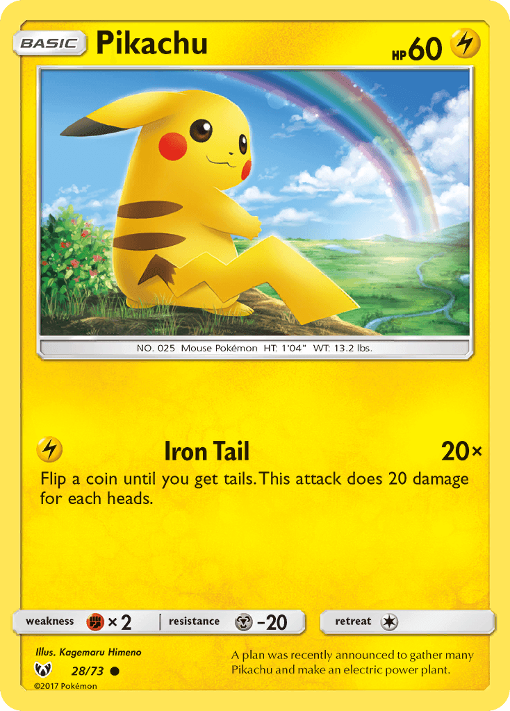 Carta Pokémon Pikachu