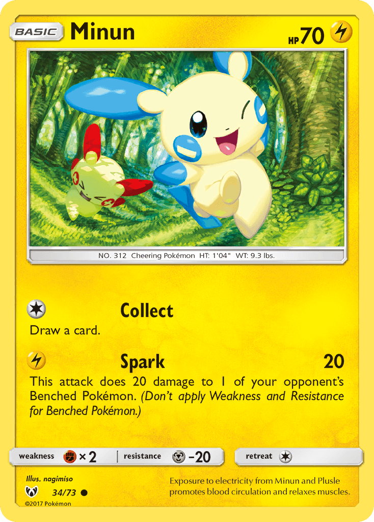 Carta Pokémon Minun