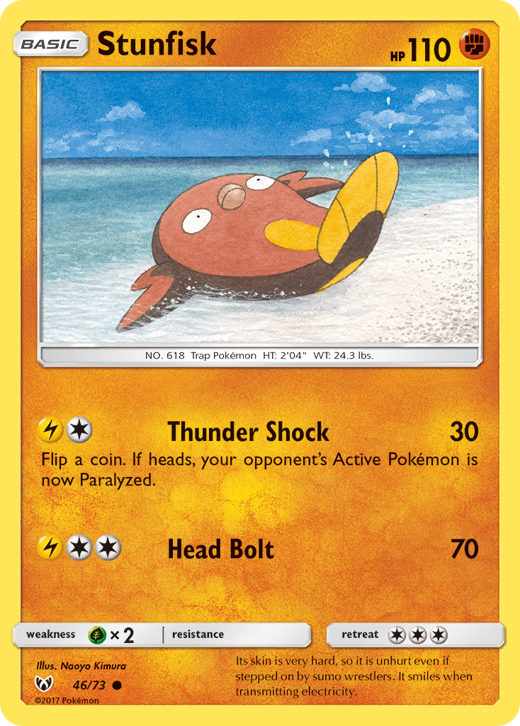 Carta Pokémon Stunfisk 46