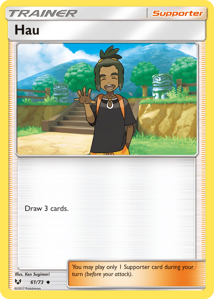 Carta Pokémon Hau 61
