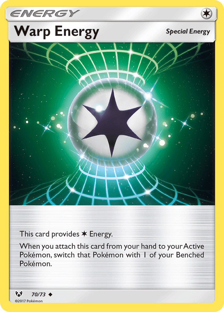 Carta Pokémon Warp Energy 70 de Shining Legends