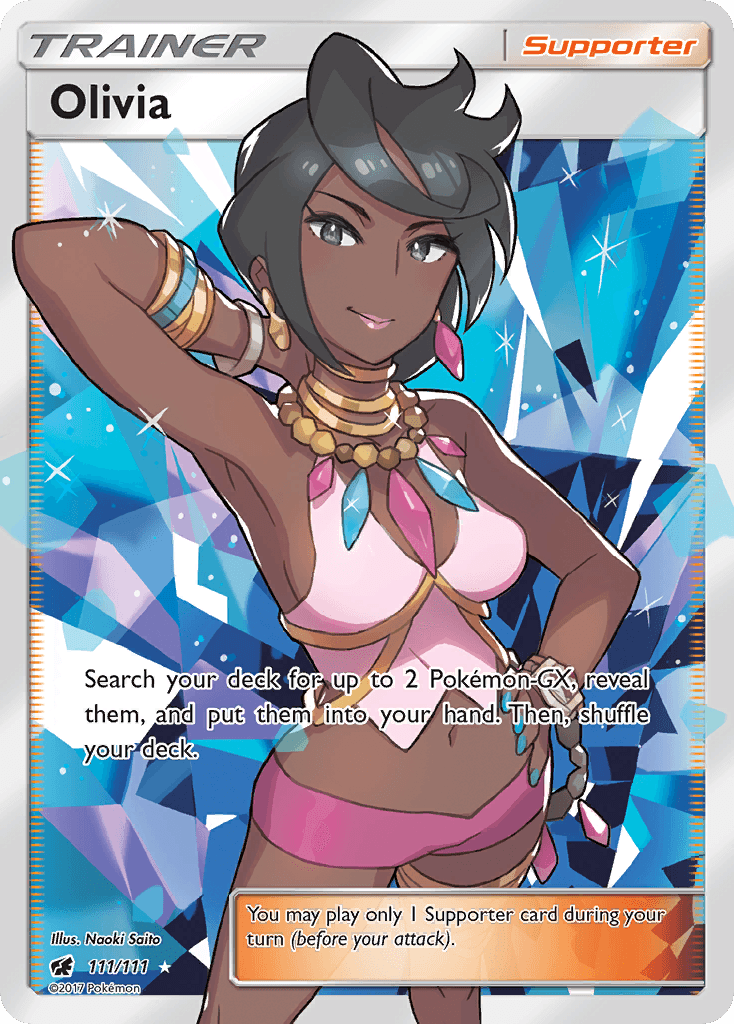 Carta Pokémon Olivia 111 de Crimson Invasion