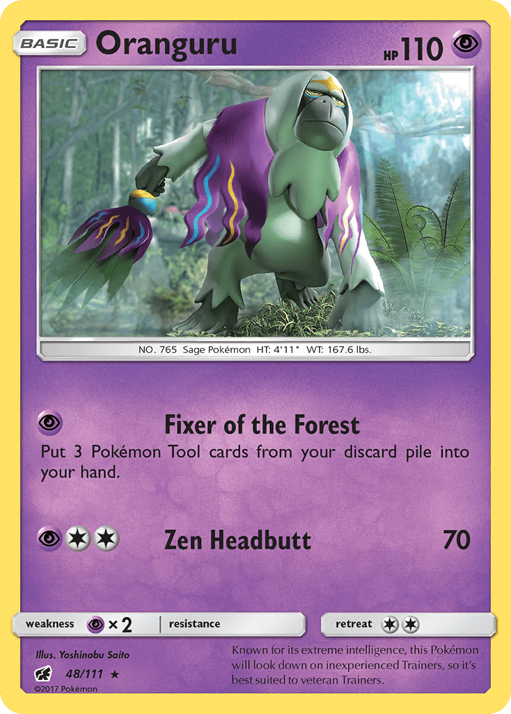 Carta Pokémon Oranguru 48