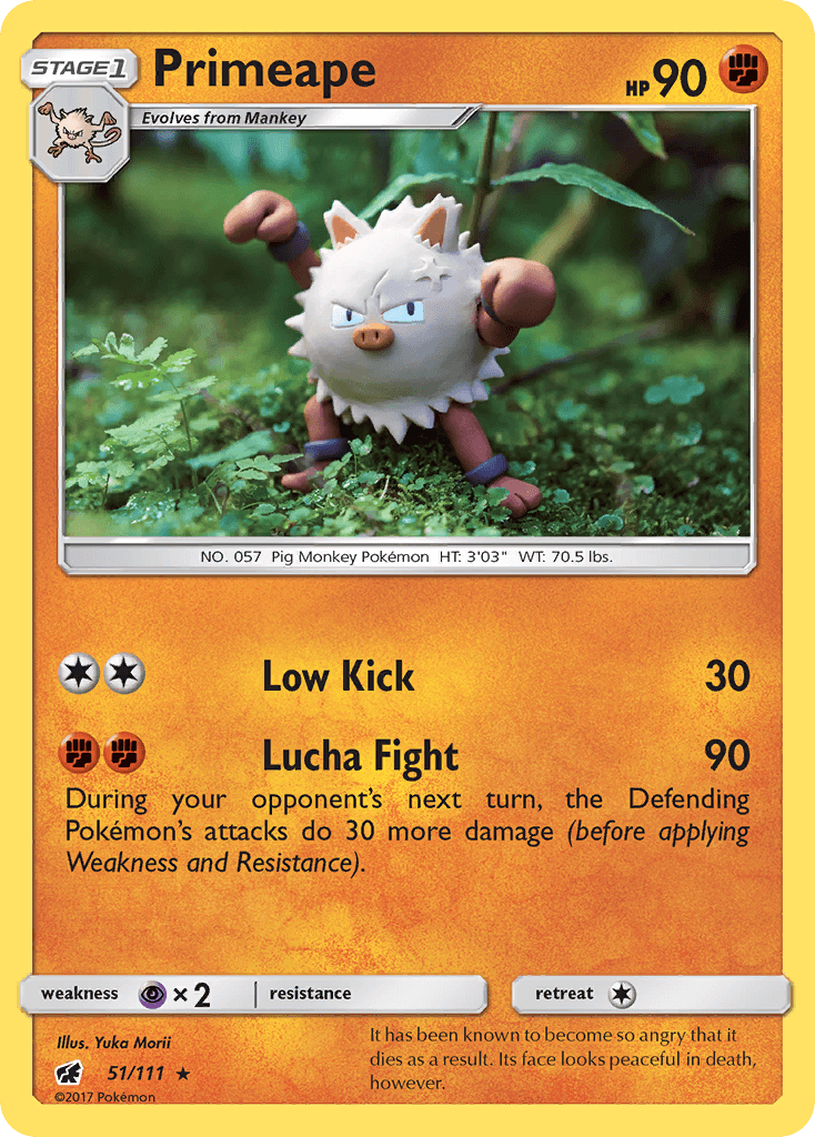 Carta Pokémon Primeape