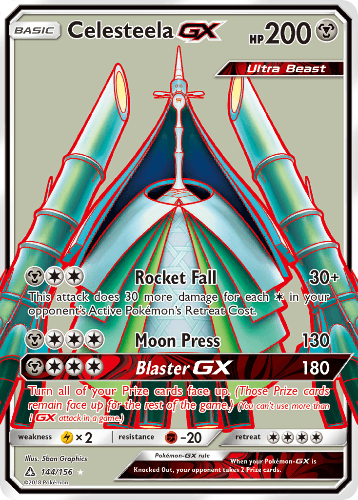 Carta Pokémon Celesteela-GX 144