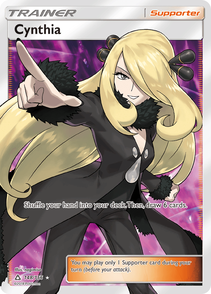 Carta Pokémon Cynthia 148