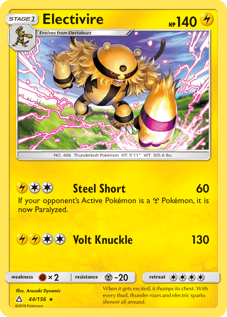 Carta Pokémon Electivire 44