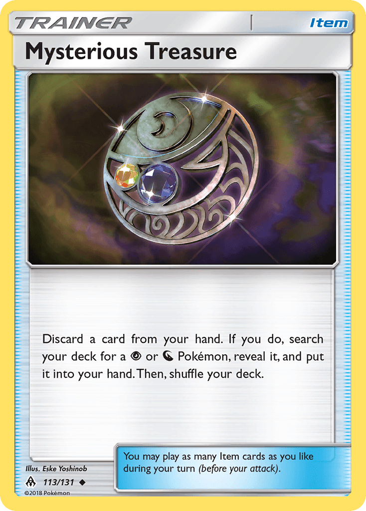 Carta Pokémon Mysterious Treasure 113