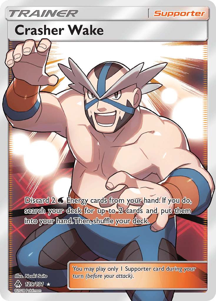 Carta Pokémon Crasher Wake 129