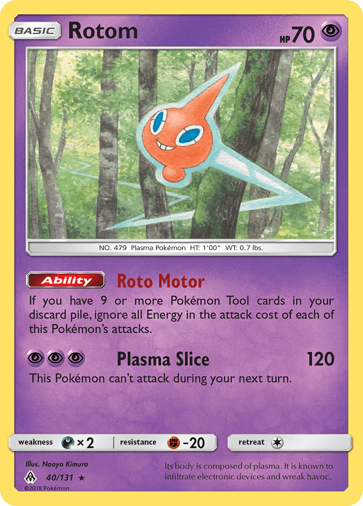 Carta Pokémon Rotom