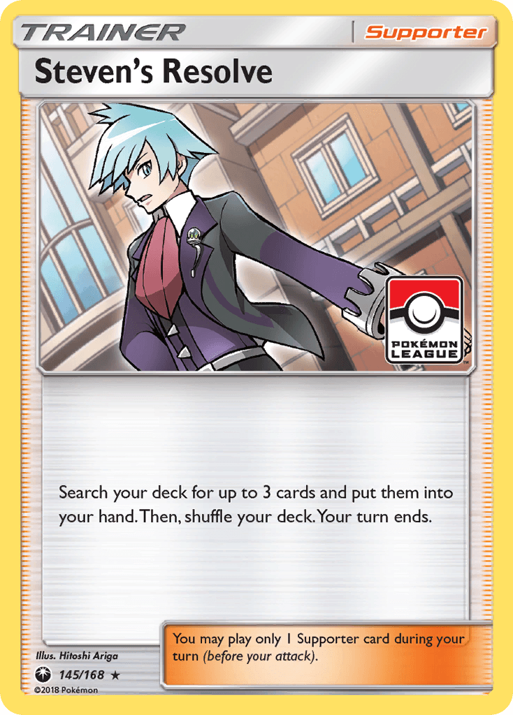 Carta Pokémon Steven's Resolve 145