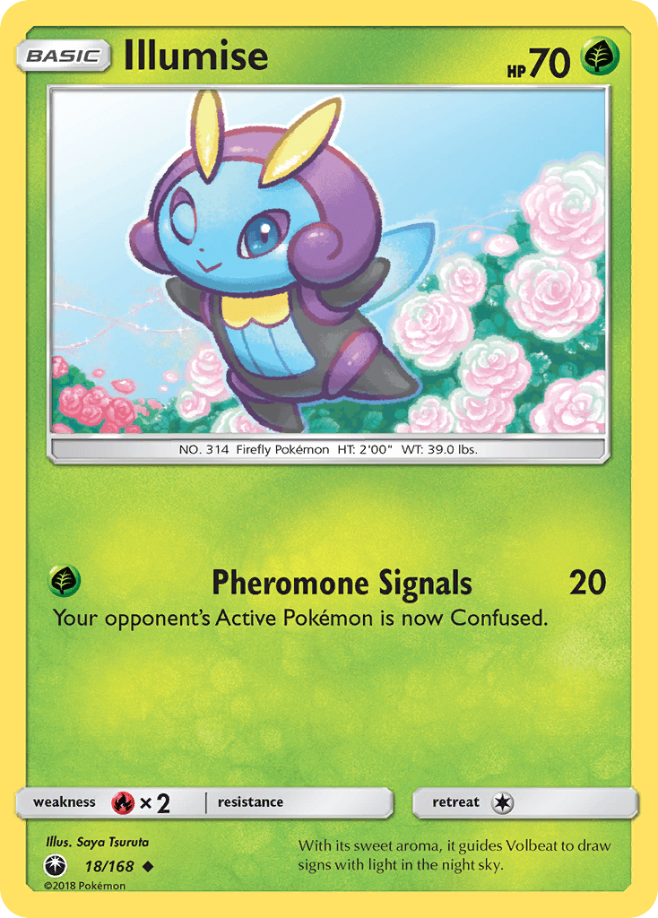 Carta Pokémon Illumise 18