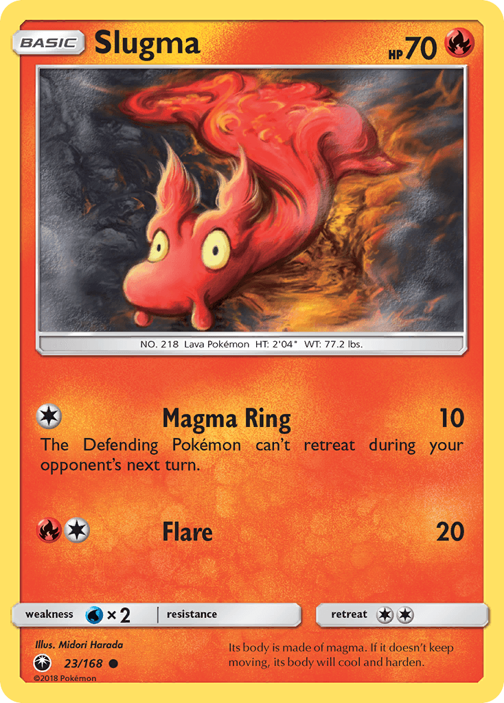 Carta Pokémon Slugma