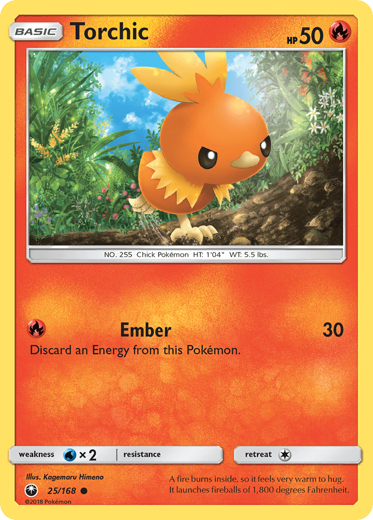 Carta Pokémon Torchic 25