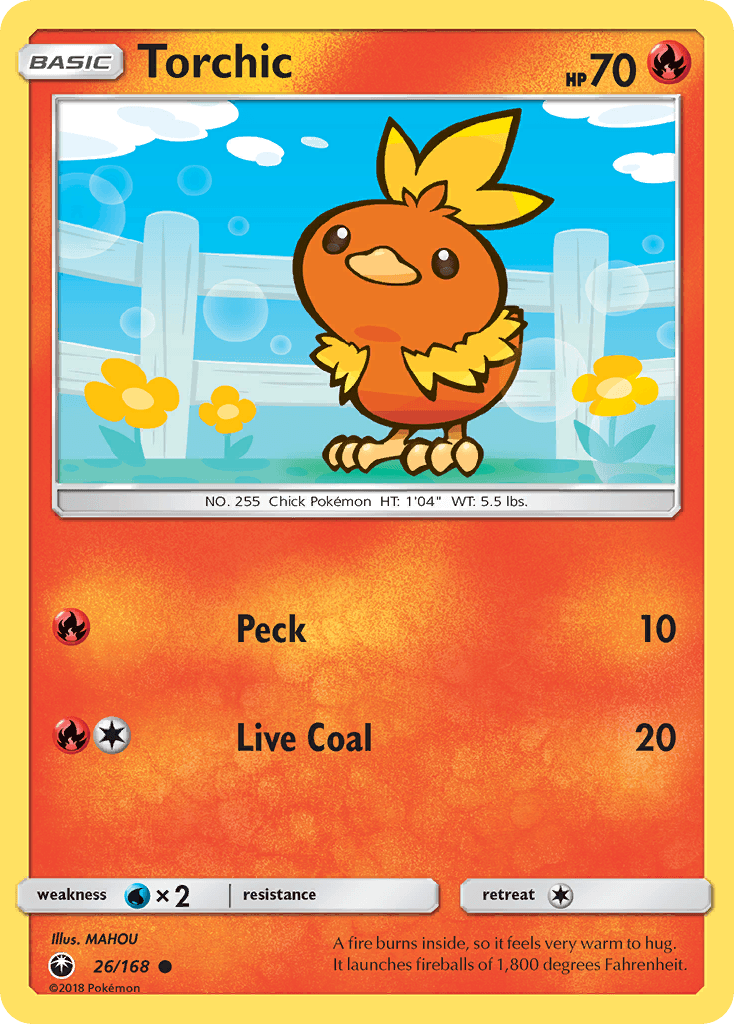 Carta Pokémon Torchic 26