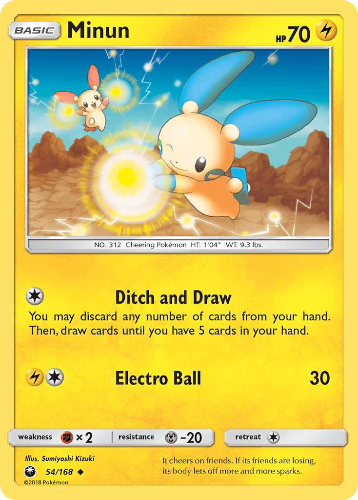Carta Pokémon Minun