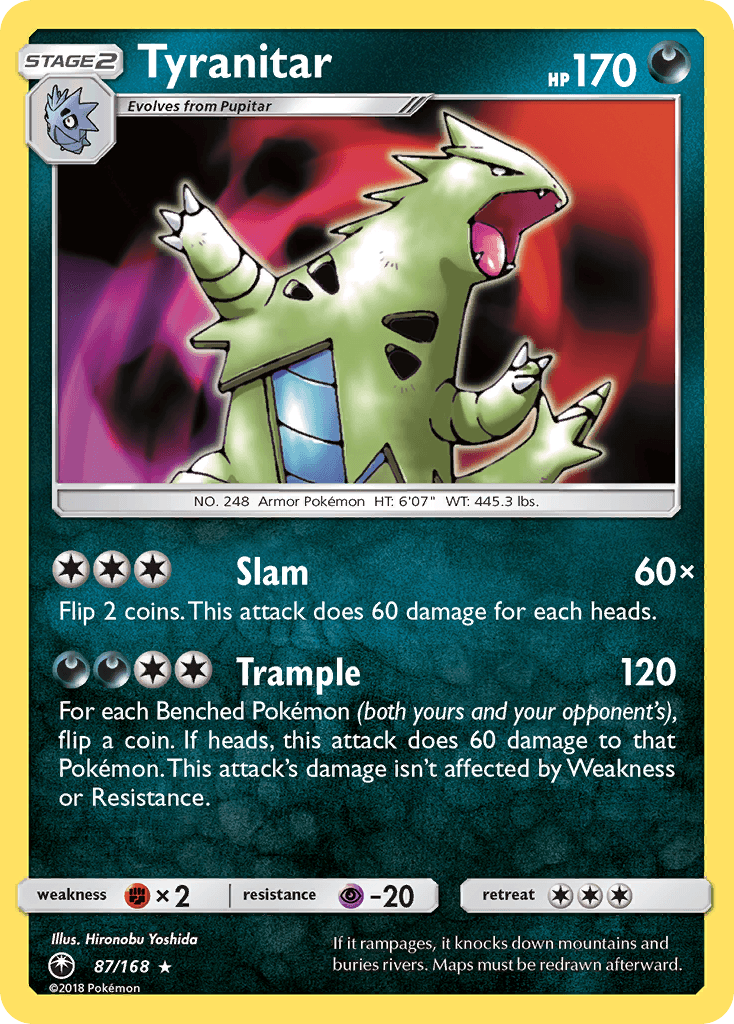 Carta Pokémon Tyranitar