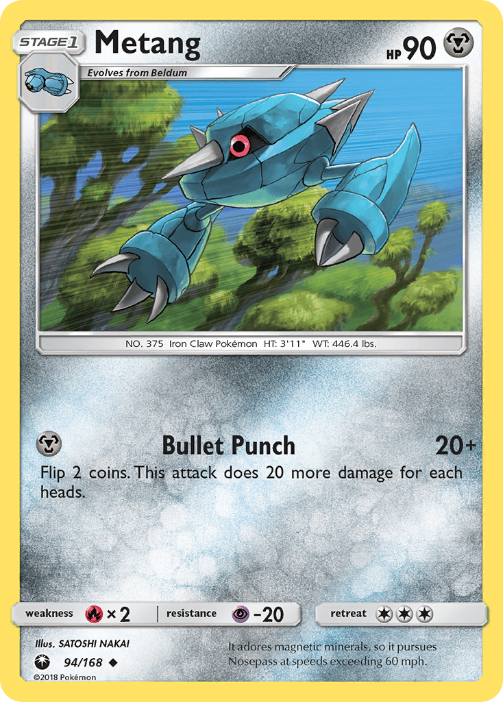 Carta Pokémon Metang 94
