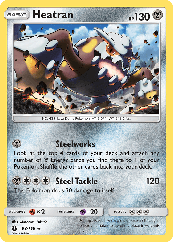 Carta Pokémon Heatran 98