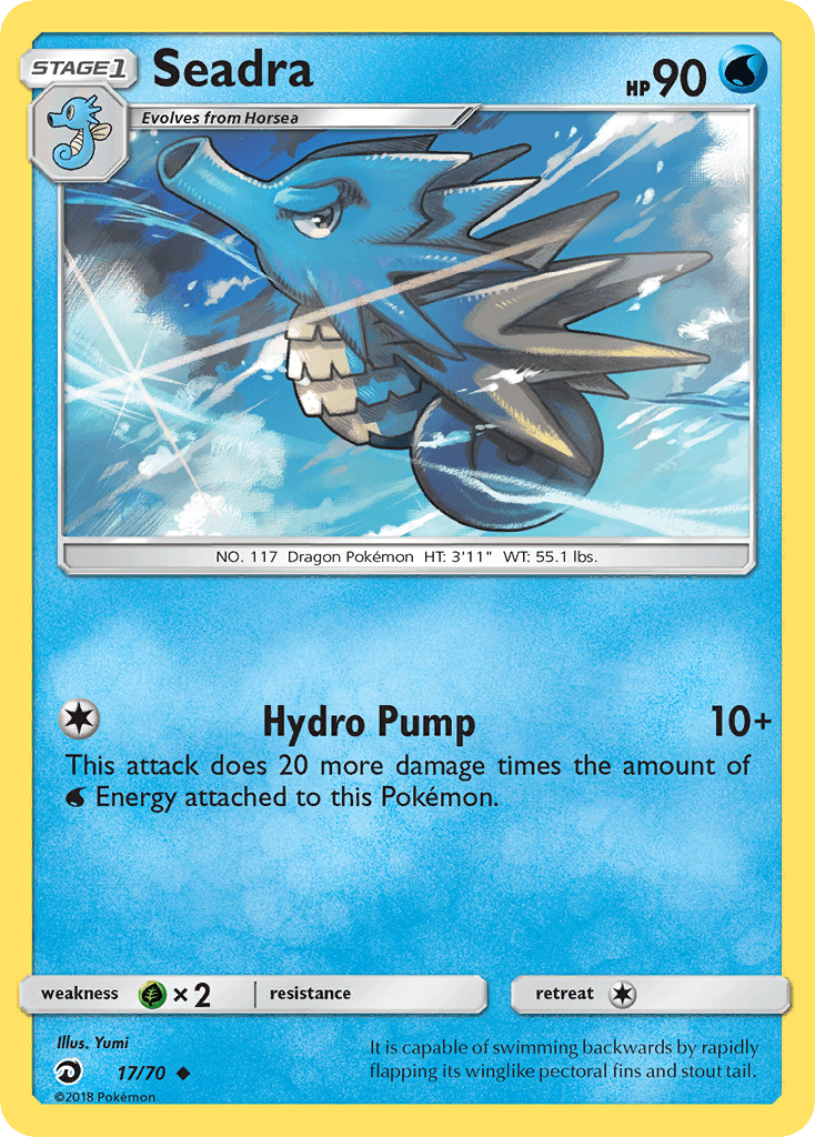 Carta Pokémon Seadra 17
