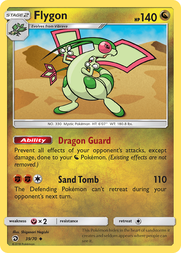 Carta Pokémon Flygon
