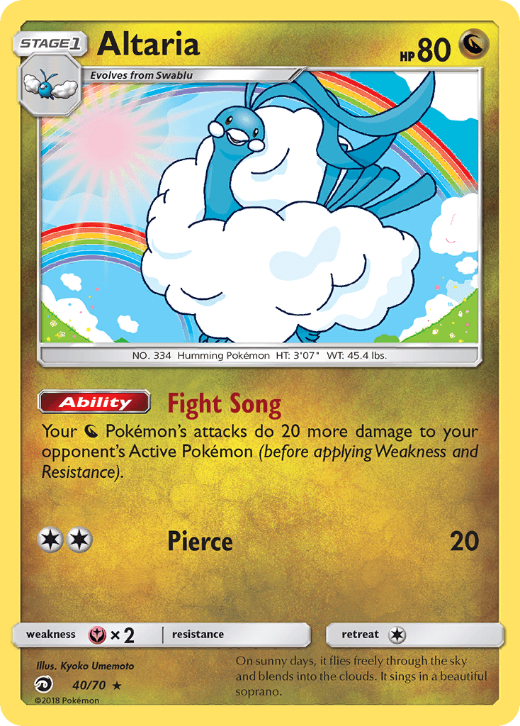 Carta Pokémon Altaria