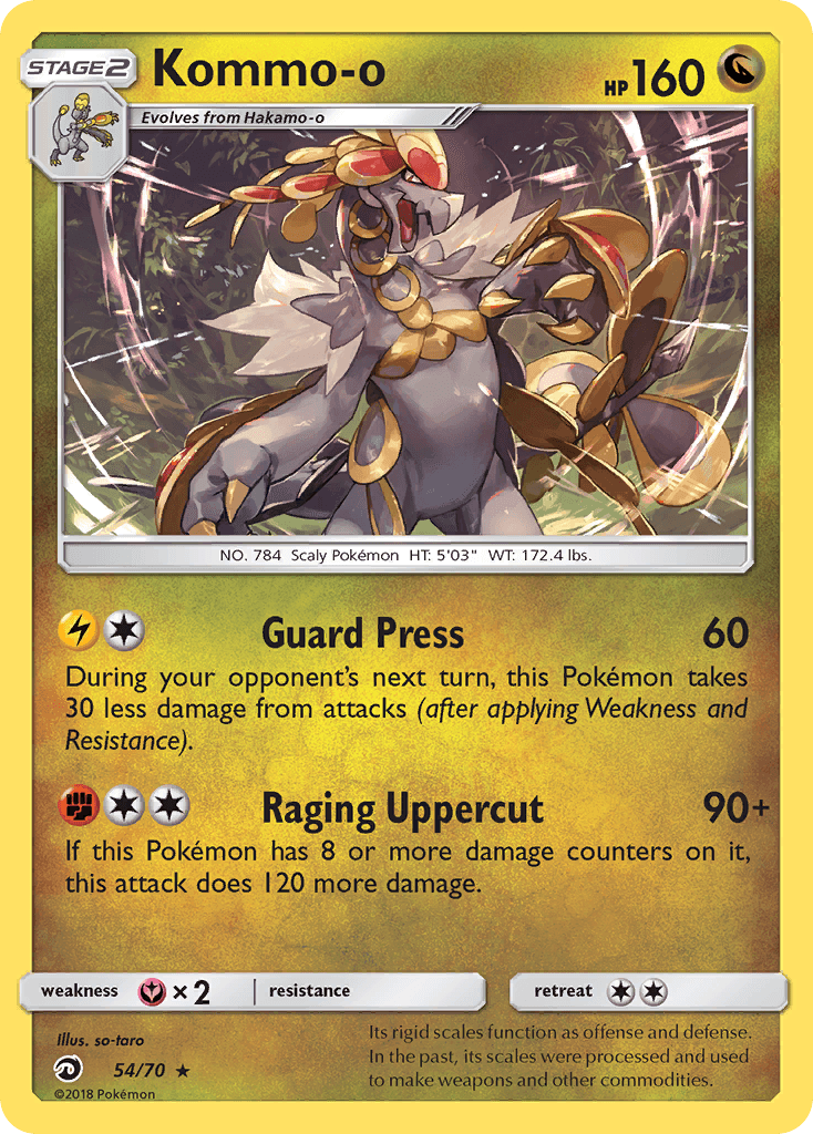 Carta Pokémon Kommo-o 54