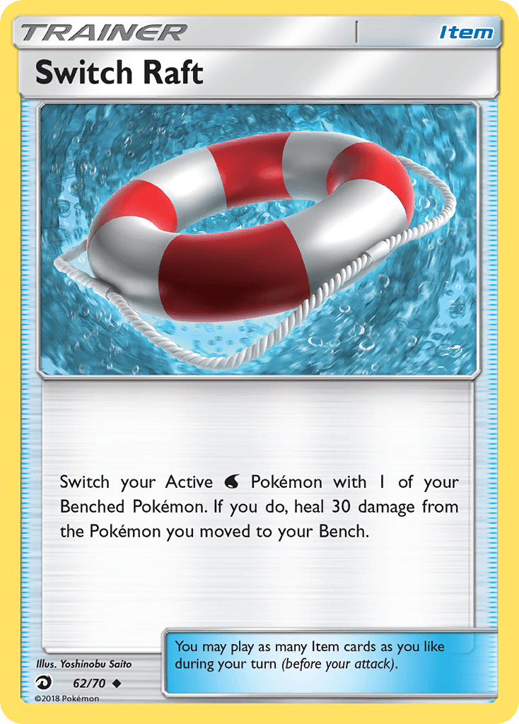 Carta Pokémon Switch Raft 62