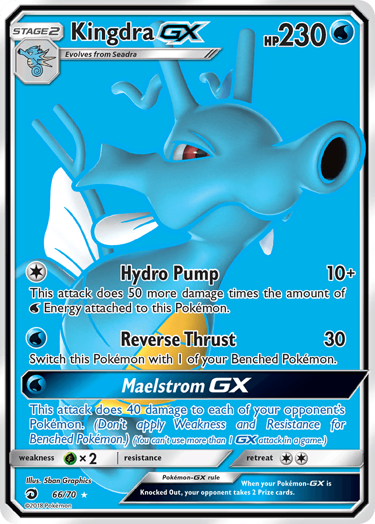 Carta Pokémon Kingdra-GX