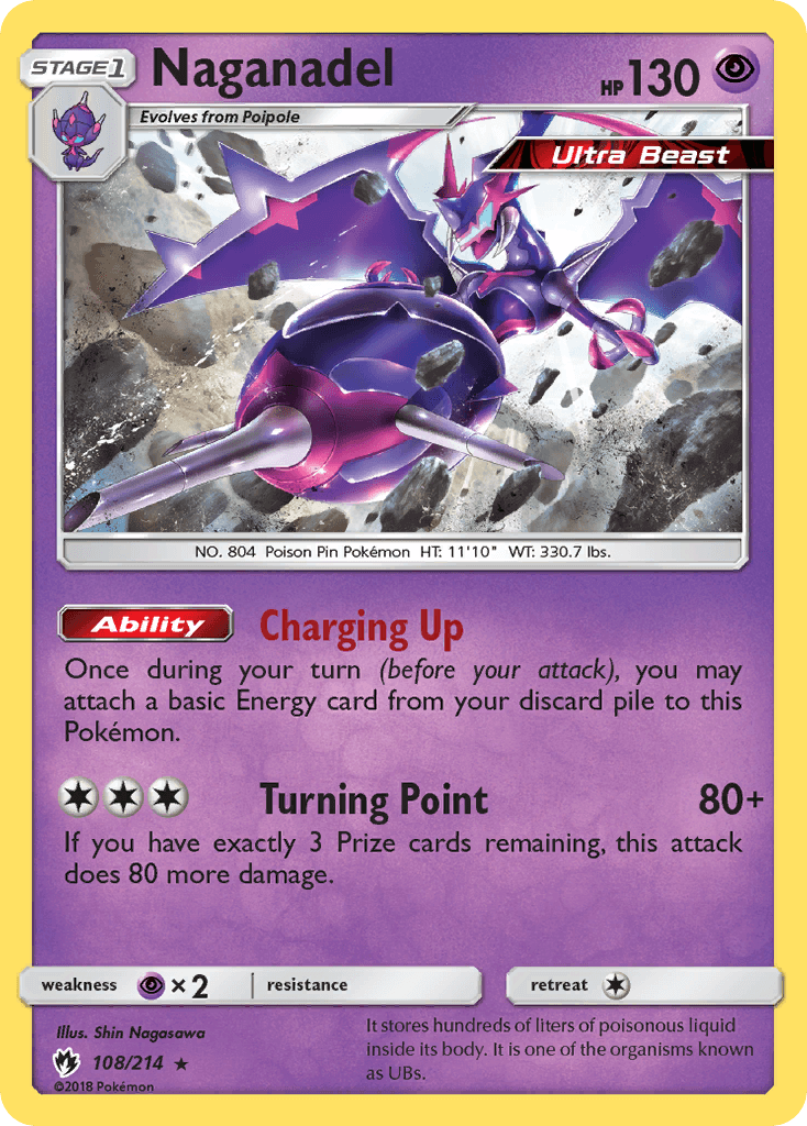 Carta Pokémon Naganadel 108