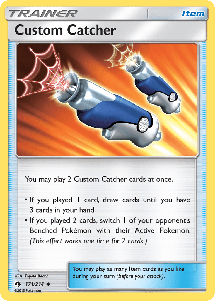 Carta Pokémon Custom Catcher 171