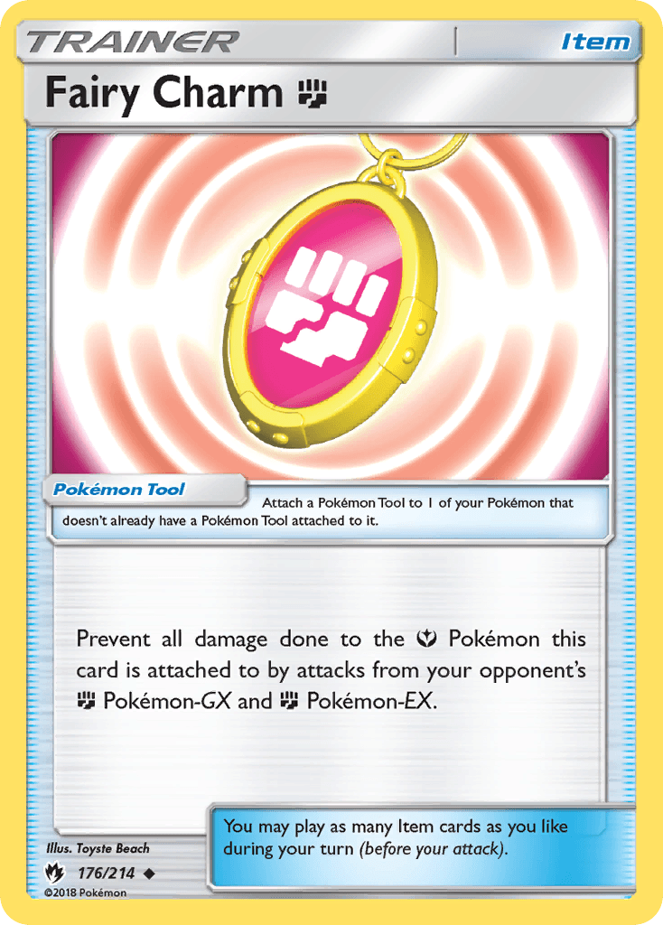 Carta Pokémon Fairy Charm Fighting 176