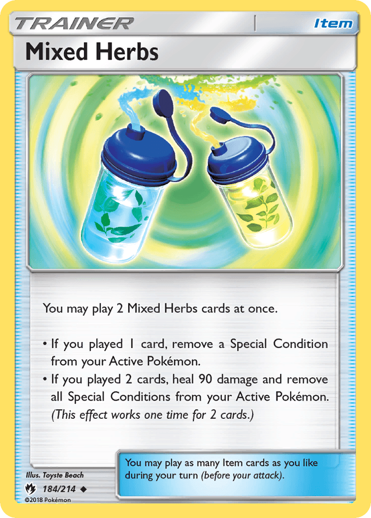 Carta Pokémon Mixed Herbs 184