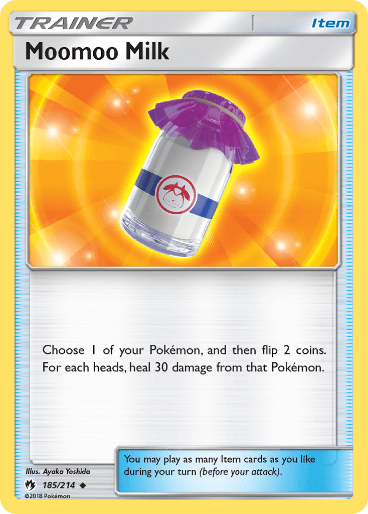 Carta Pokémon Moomoo Milk 185