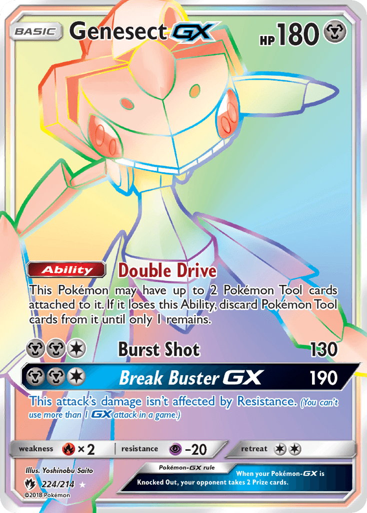 Carta Pokémon Genesect-GX 224