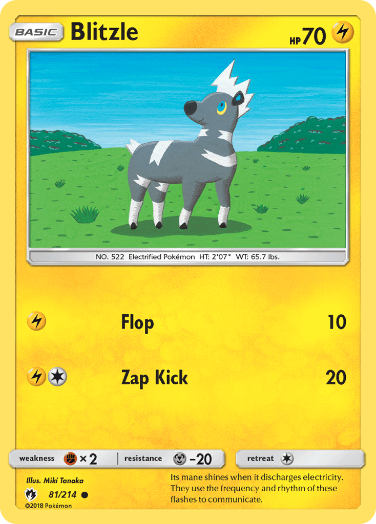 Carta Pokémon Blitzle