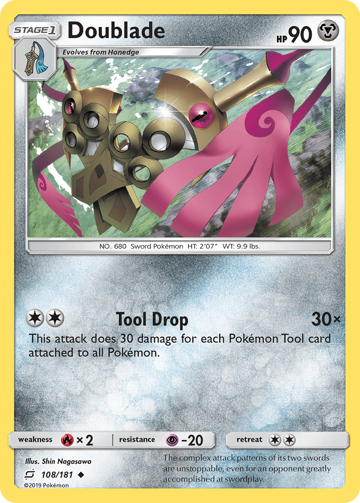 Carta Pokémon Doublade