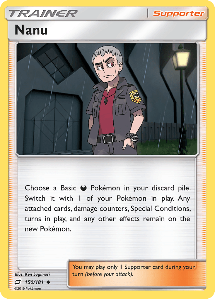 Carta Pokémon Nanu 150