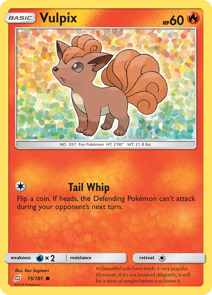 Carta Pokémon Vulpix 15