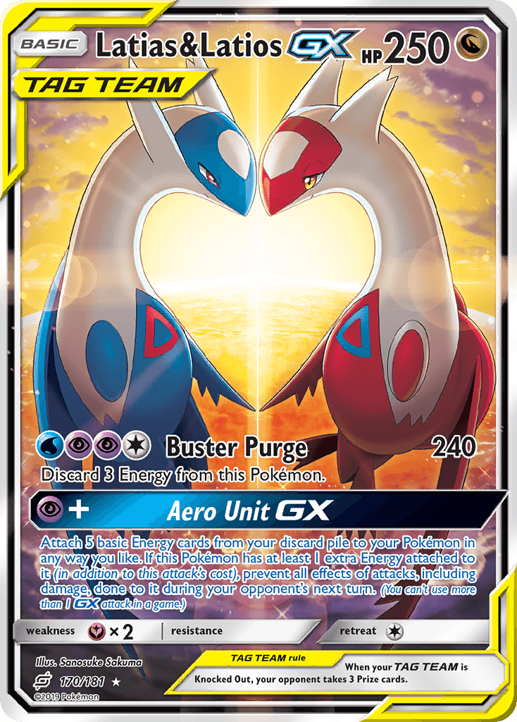 Carta Pokémon Latias & Latios-GX 170