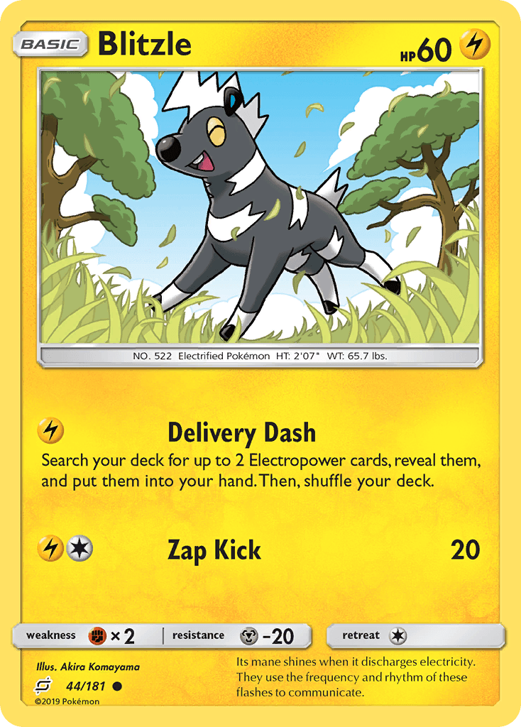Carta Pokémon Blitzle