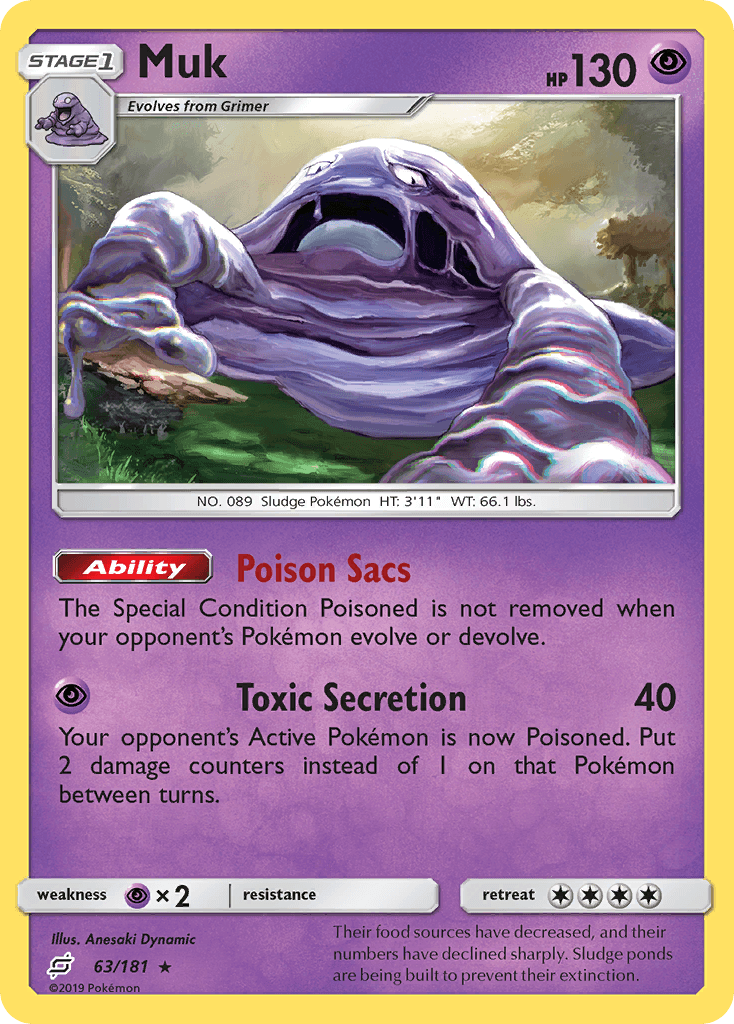 Carta Pokémon Muk