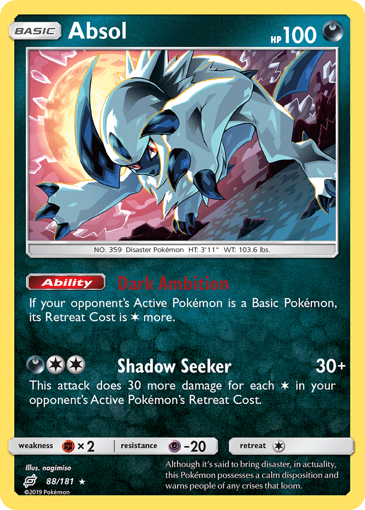 Carta Pokémon Absol
