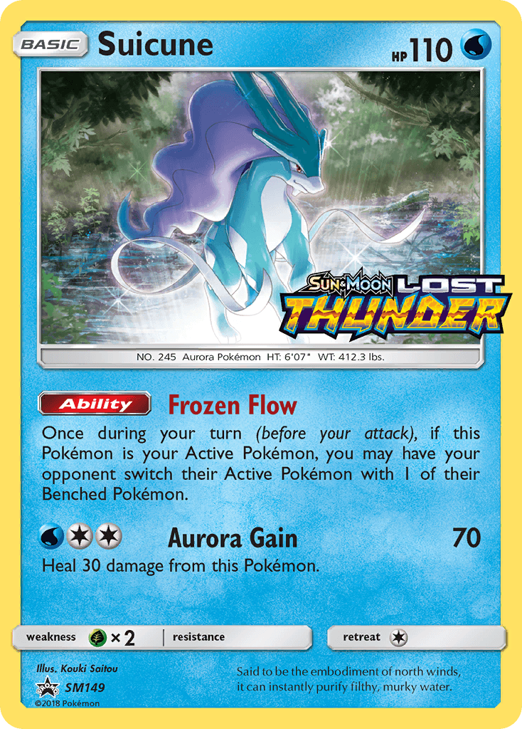 Carta Pokémon Suicune SM149