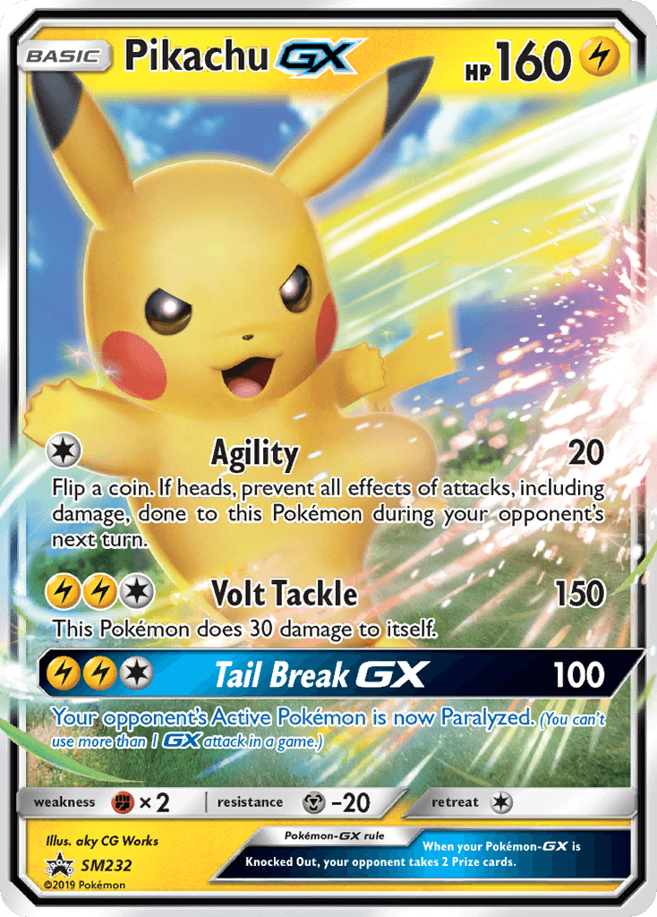 Carta Pokémon Pikachu-GX