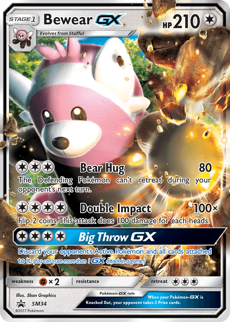 Carta Pokémon Bewear-GX