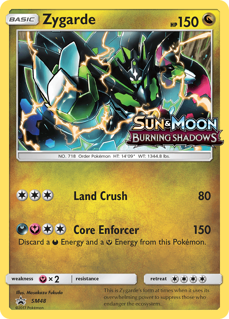 Carta Pokémon Zygarde SM48