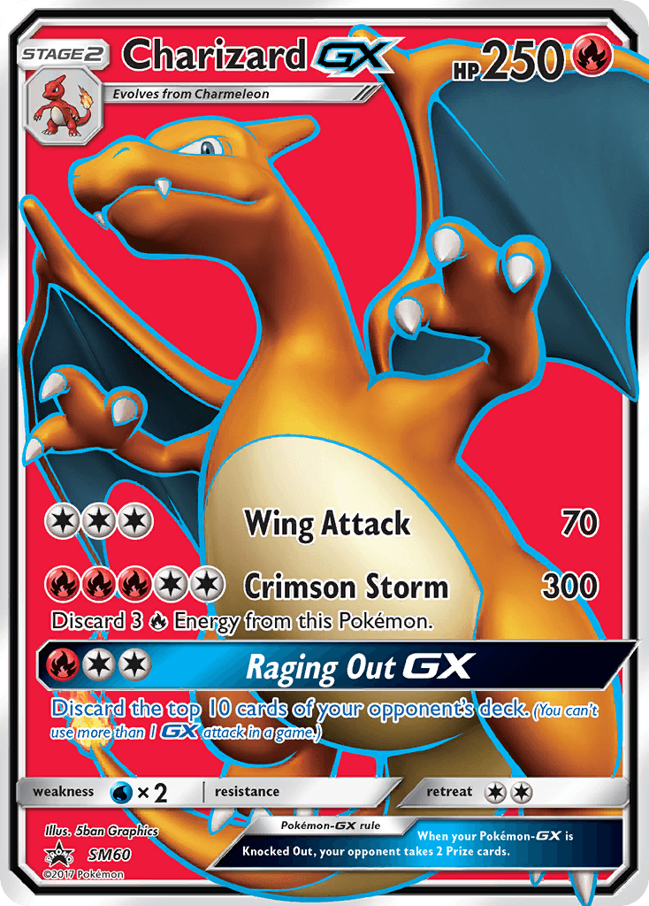 Carta Pokémon Charizard-GX SM60