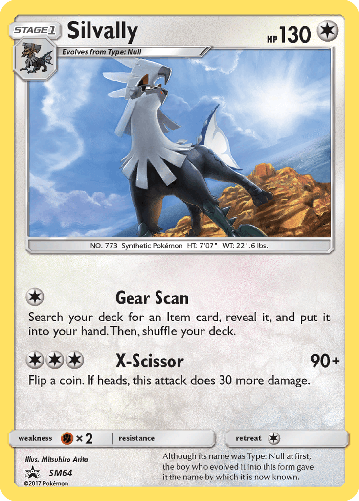 Carta Pokémon Silvally SM64