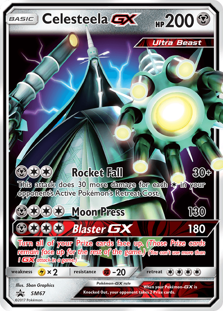 Carta Pokémon Celesteela-GX SM67
